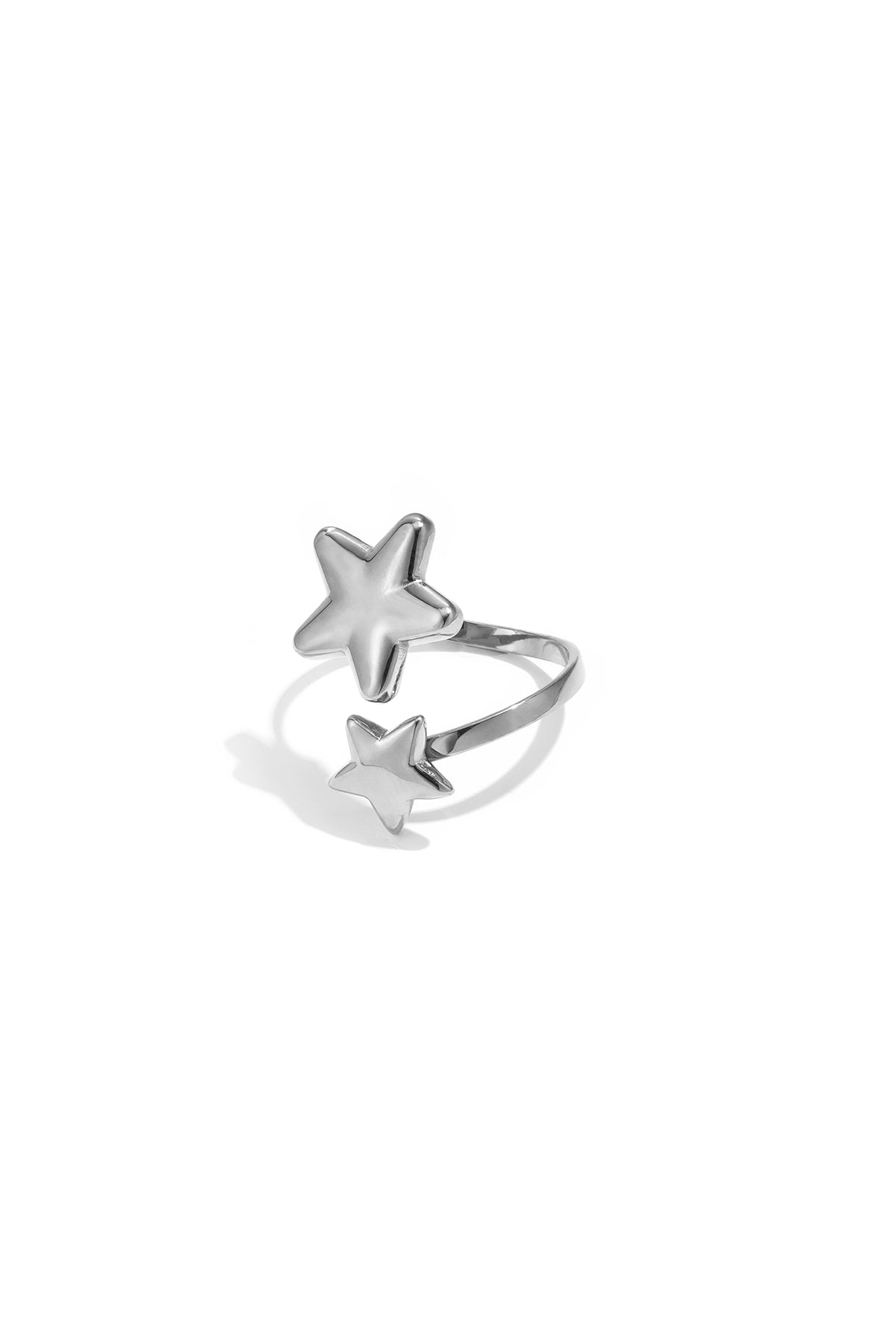 Anelli minimalisti in acciaio inossidabile, serie Star Simple Daily Simple, gioielli da donna