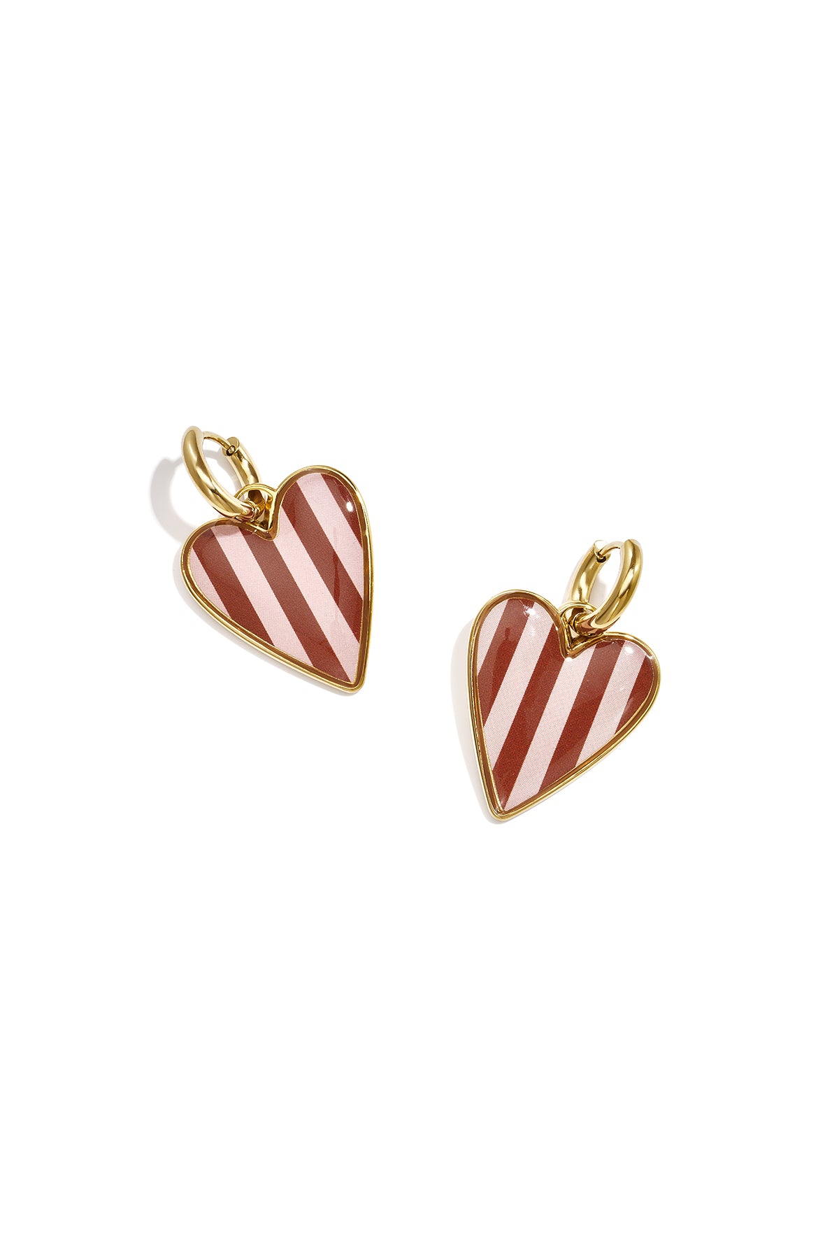 Orecchini pendenti a forma di cuore in acciaio inossidabile, serie Simple Daily Simple, gioielli da donna