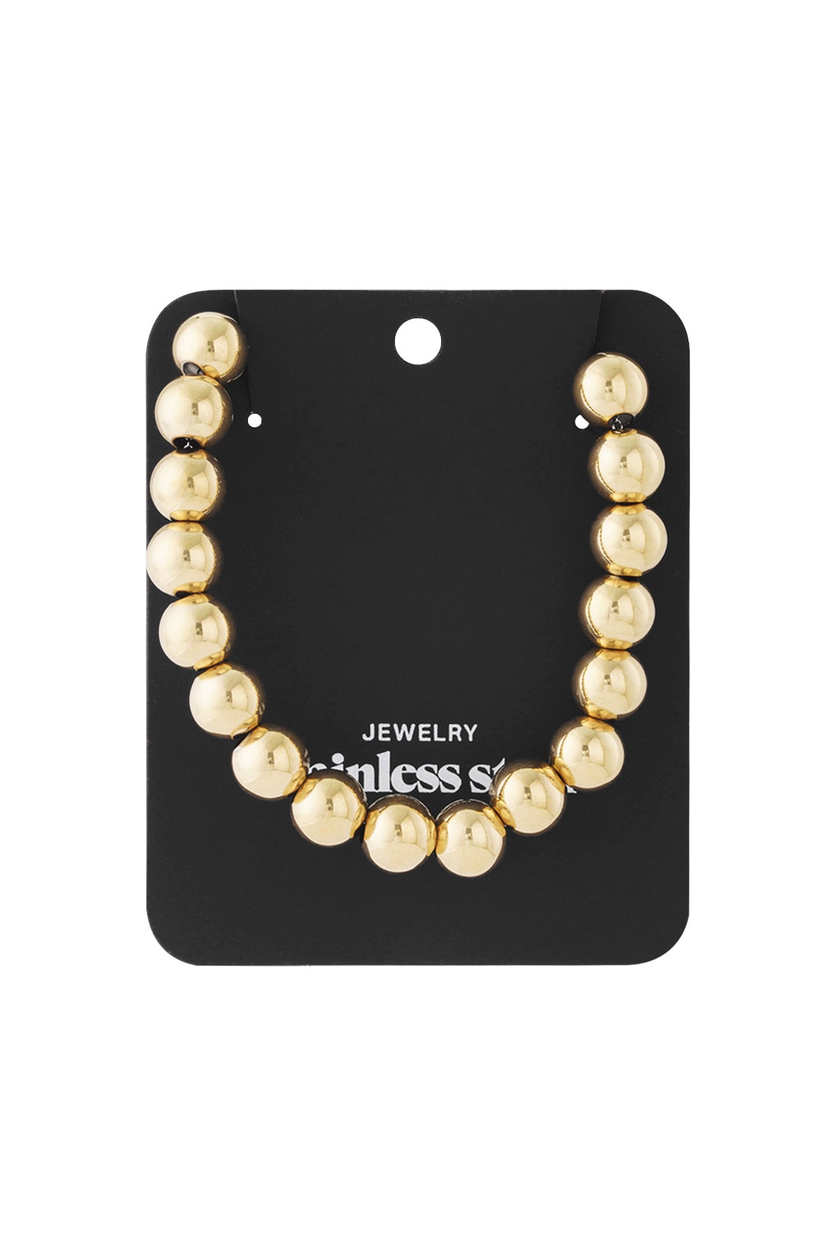 Collana di perline cave - 12 mm