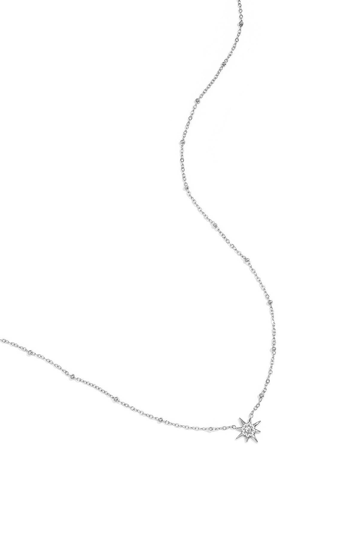 Collana con perline e stella cadente