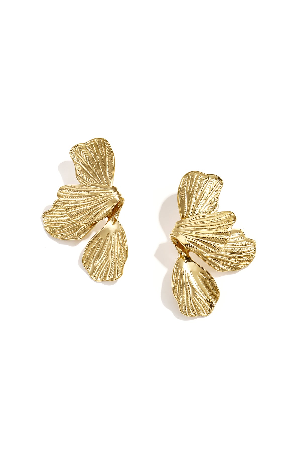 Orecchini pendenti in acciaio inossidabile a forma di fiore, serie Daily Simple, gioielli da donna