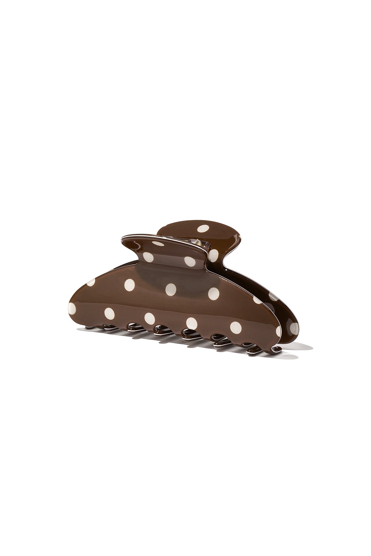 Fermagli per capelli a pois, semplici, in PVC, accessori per tutti i giorni