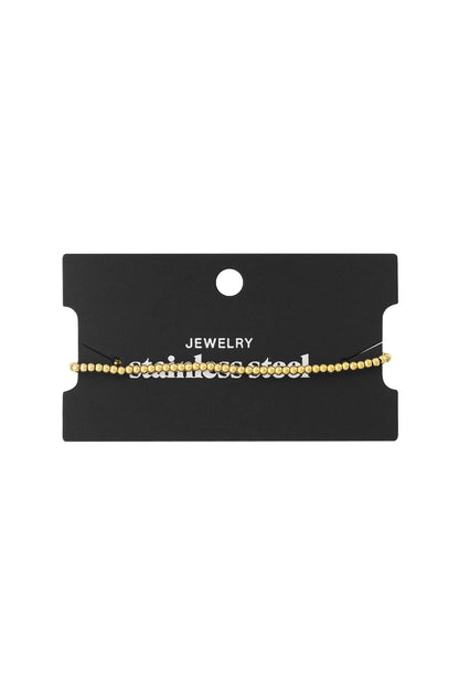 braccialetti di perline solide - 2,5 mm