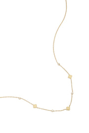 Collana Quadrifogli e Zirconi