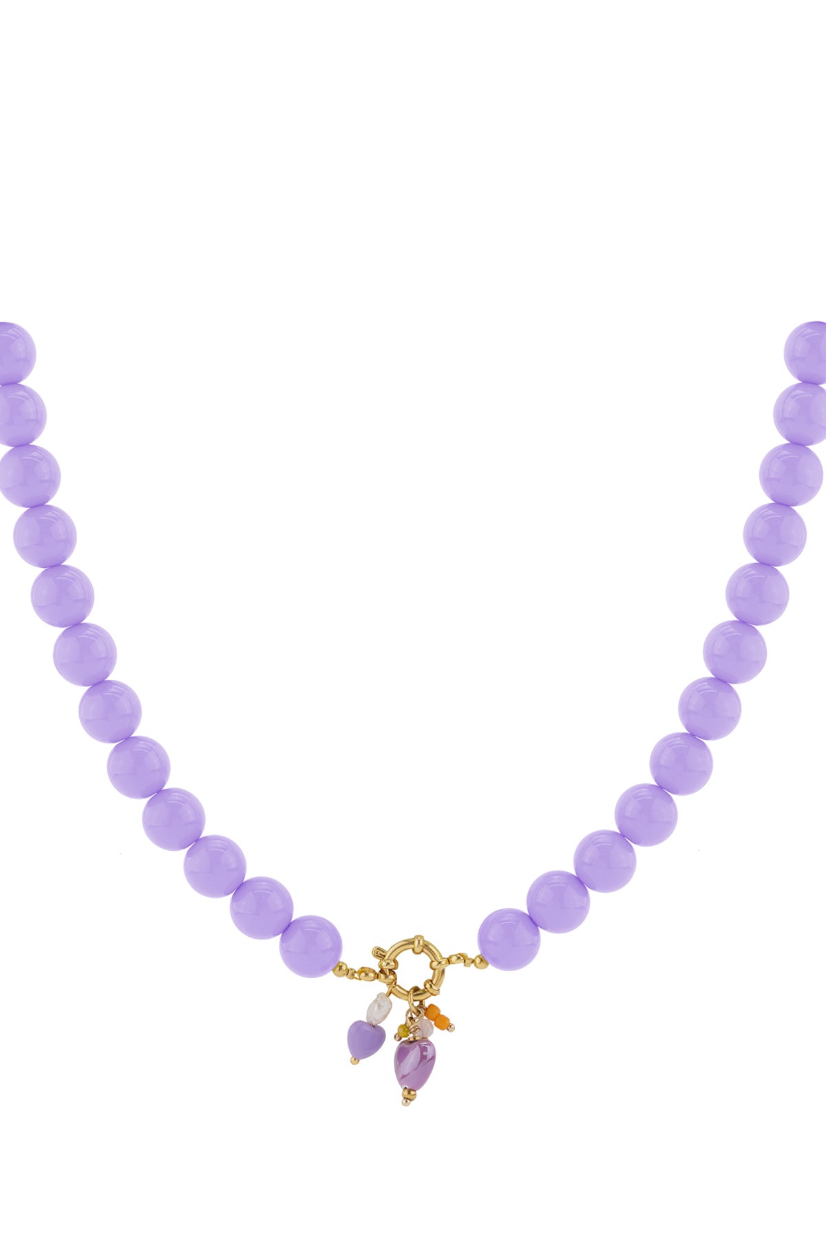 Collana di perline con chiusura frontale - 12 mm