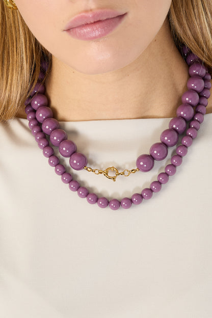 Collana con perle medie-10mm