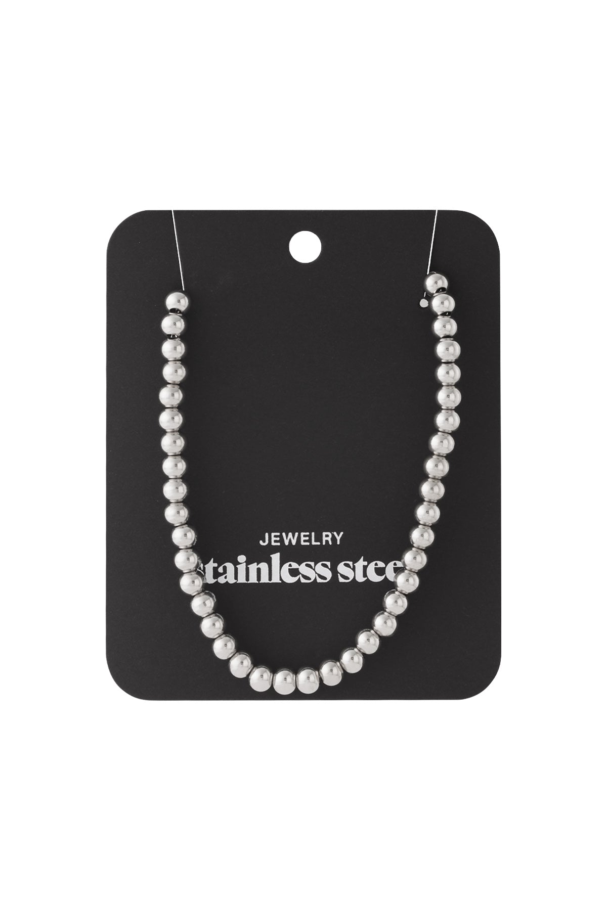 Collana di perline solide - 6 mm