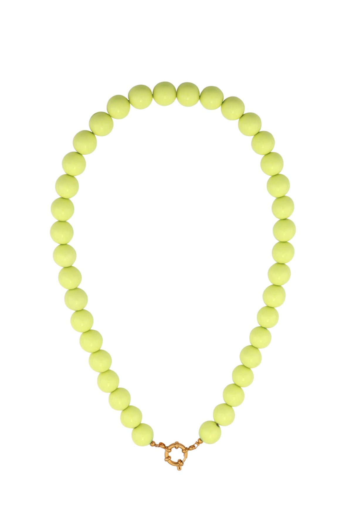 Collana di perline con chiusura frontale - 12 mm