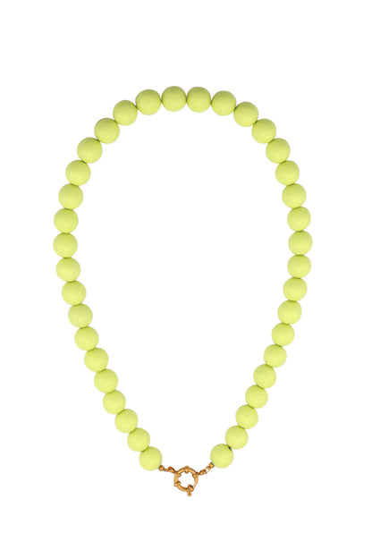 Collana di perline con chiusura frontale - 12 mm