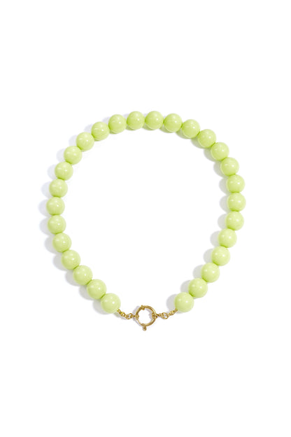 Collana con perle grandi e chiusura frontale-15mm