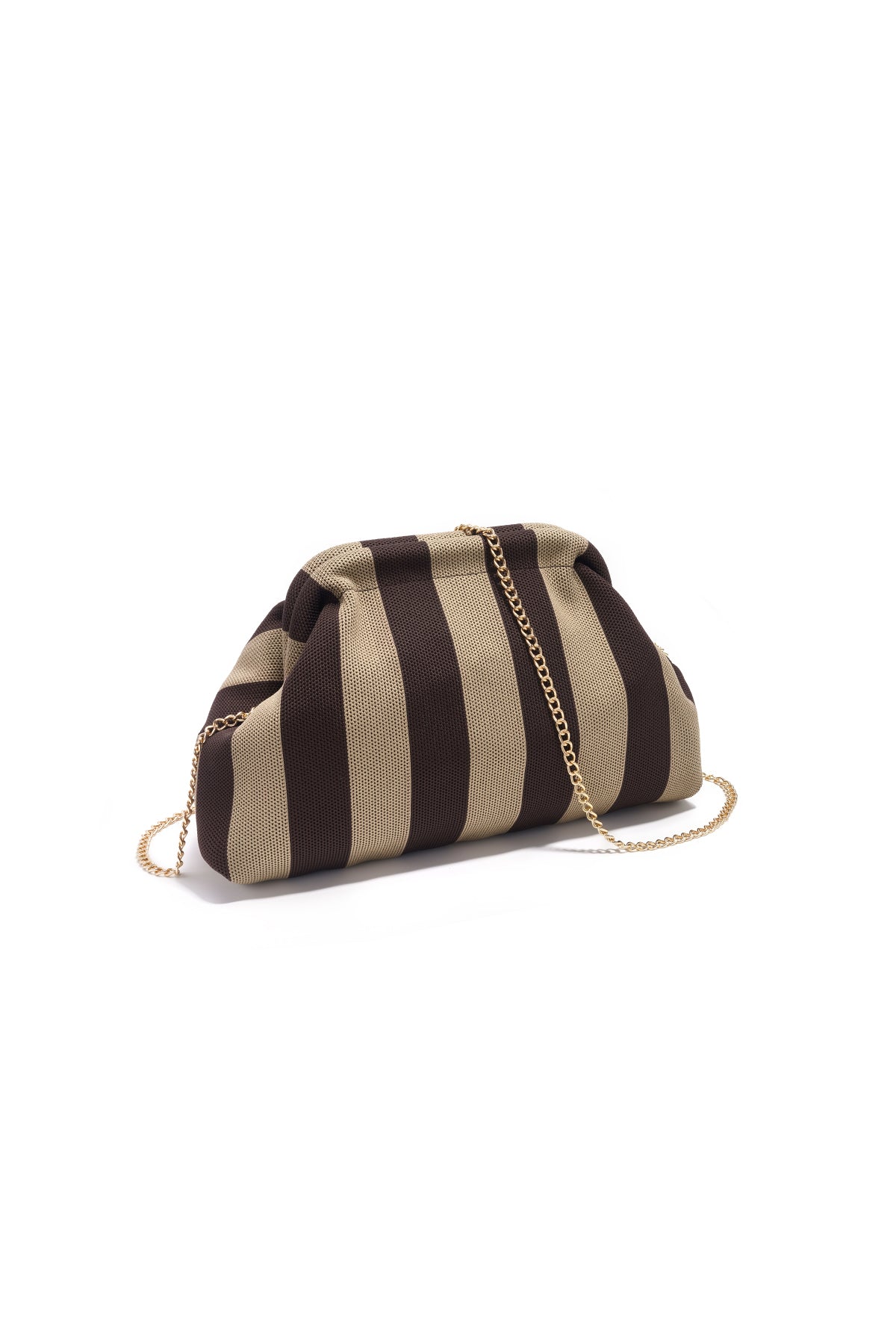 Borse a tracolla a righe in poliestere con accessori