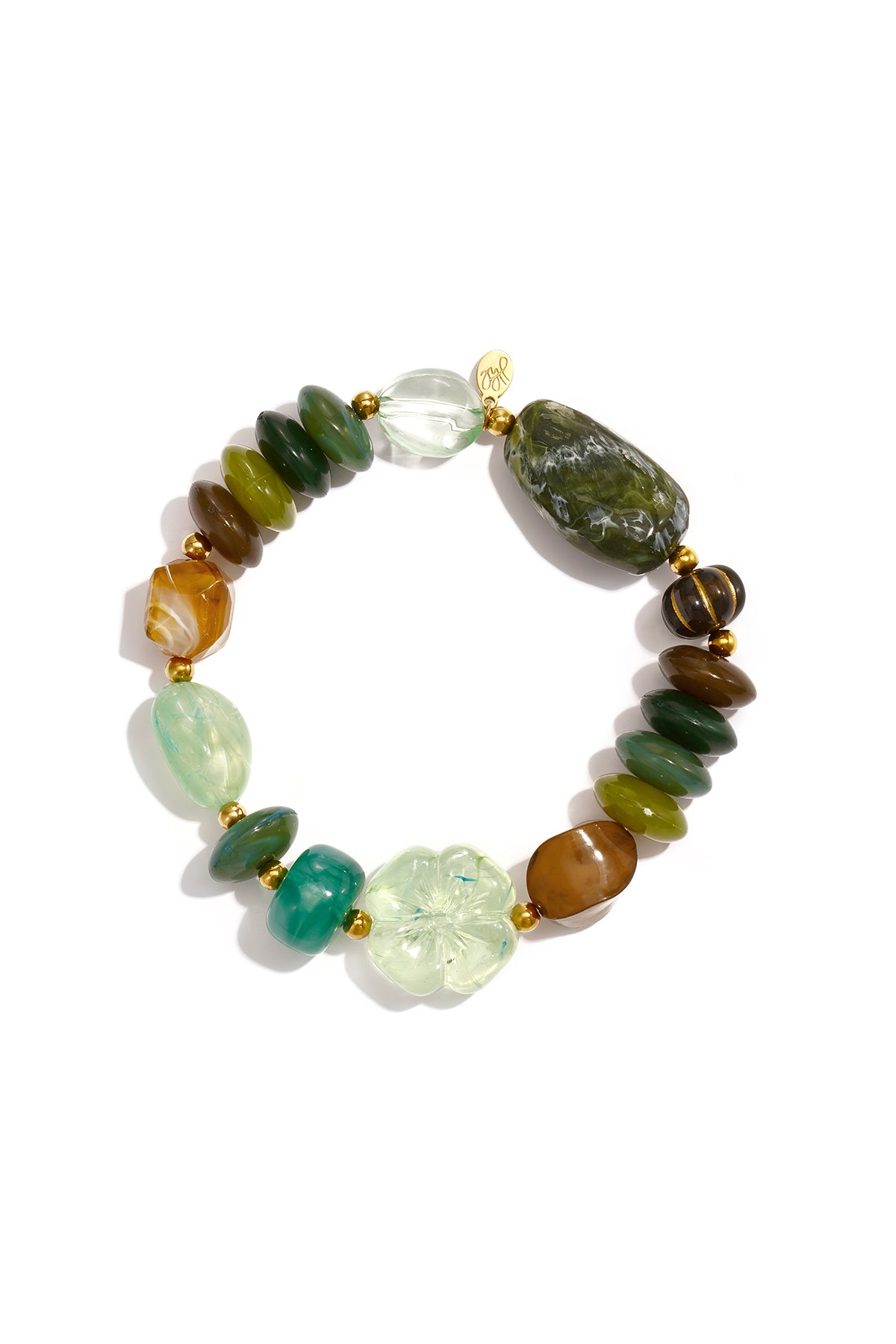 Braccialetti con perline acriliche, serie casual e semplice per tutti i giorni, gioielli da donna.