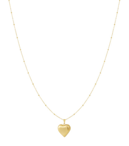 Collane con ciondolo in acciaio inossidabile a forma di cuore casual quotidiane