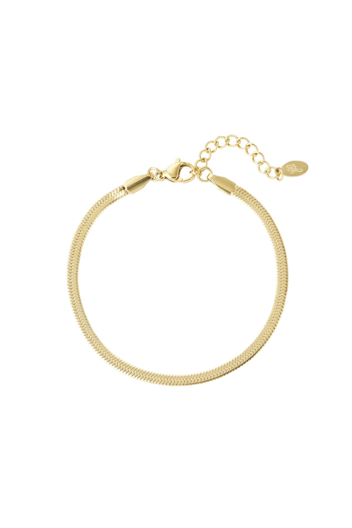 Bracciale basico Gold Stainless Steel