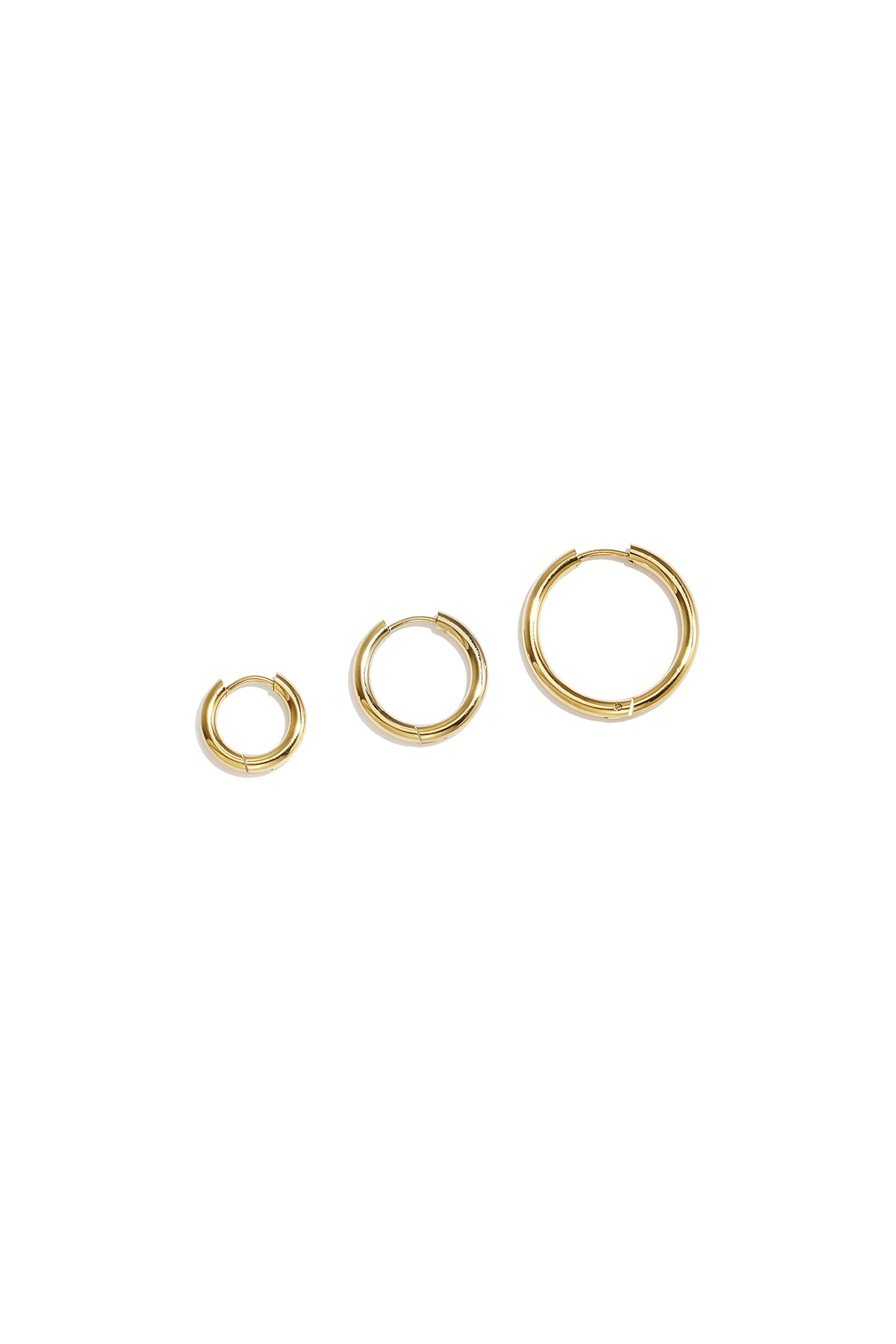 Set di orecchini in acciaio inossidabile dalla forma geometrica, semplici, per tutti i giorni, serie Simple, gioielli da donna