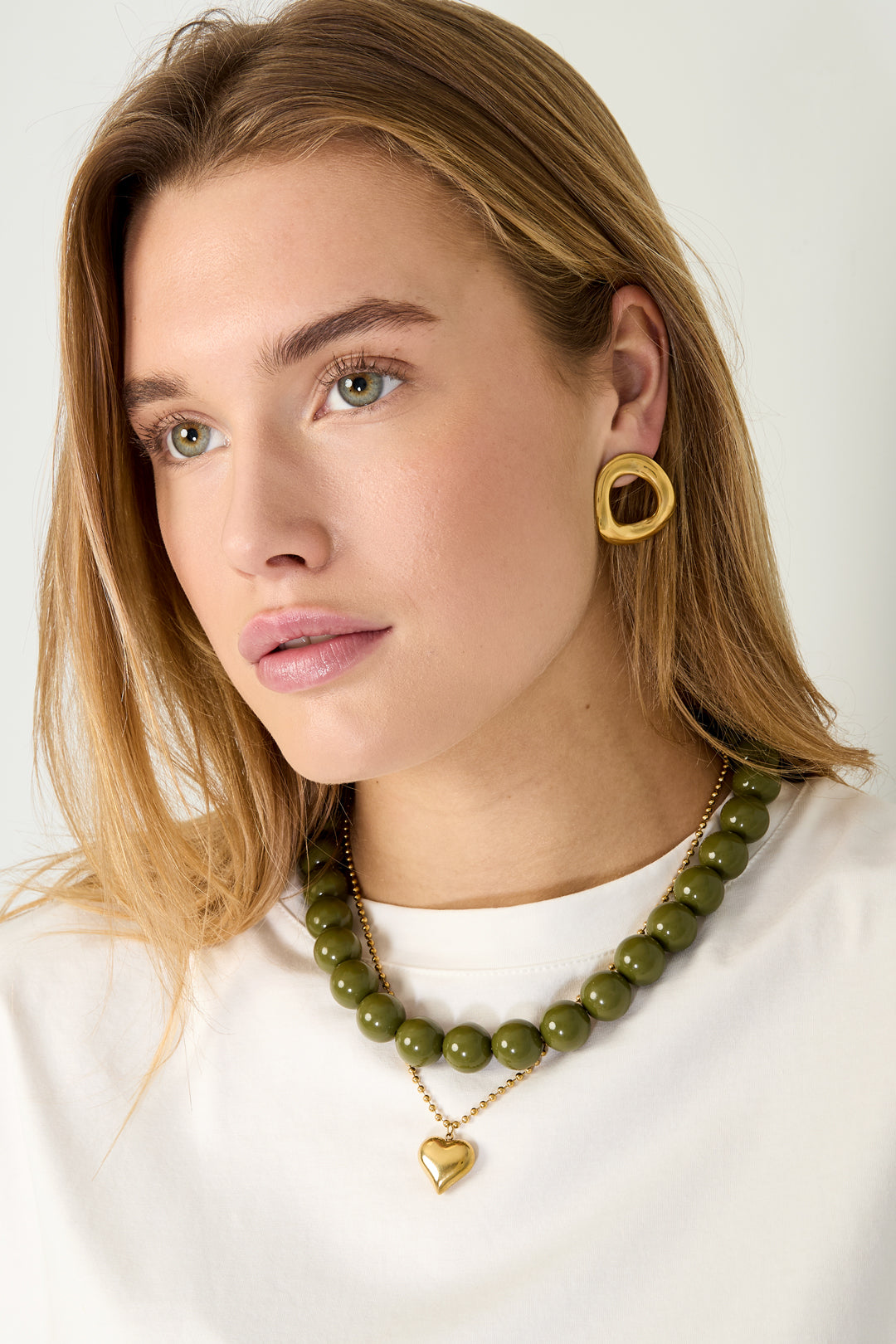 Collana con perle grandi