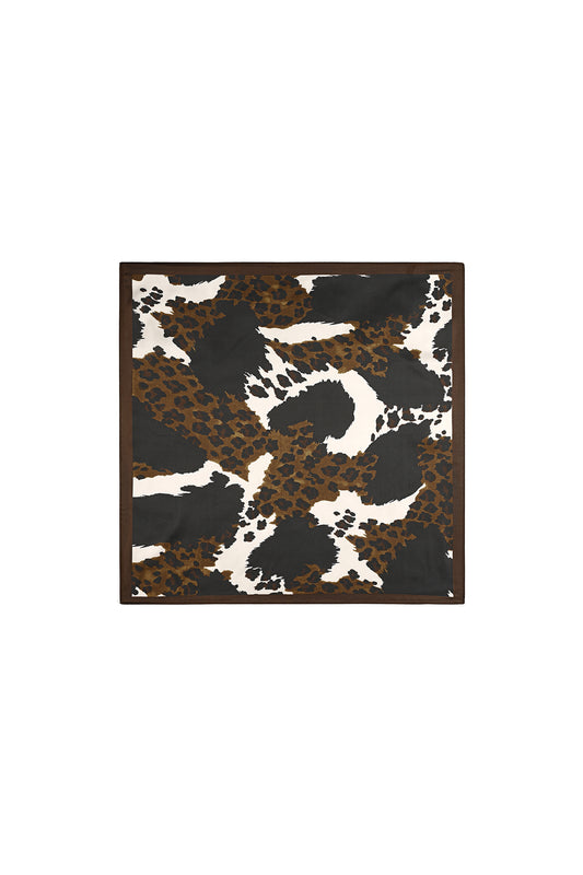 Sciarpe estive con stampa animalier, casual, in poliestere, accessori per tutti i giorni