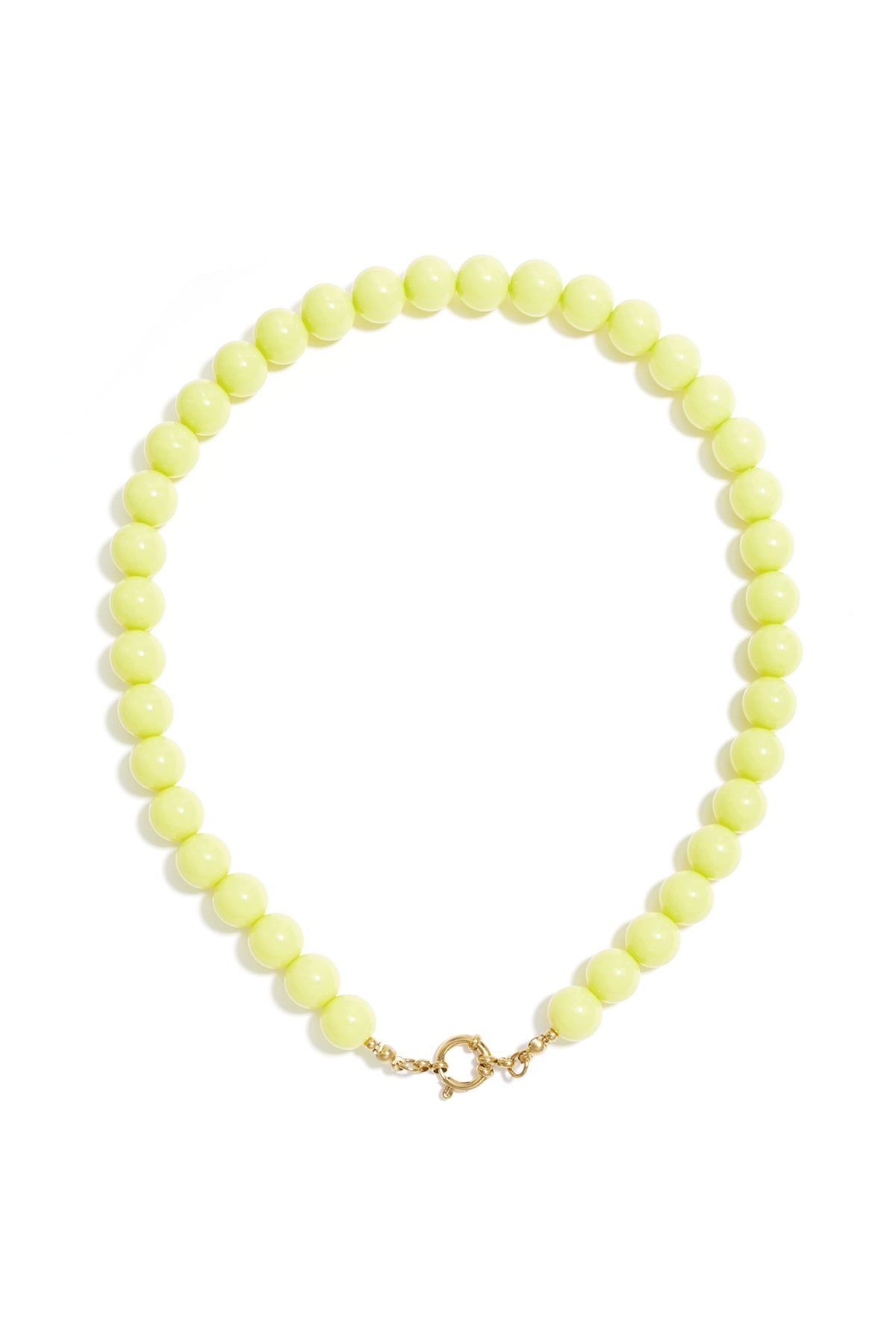 Collana di perline con chiusura frontale - 12 mm