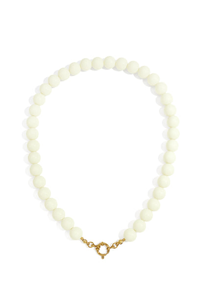 Collana di perline con chiusura frontale - 12 mm