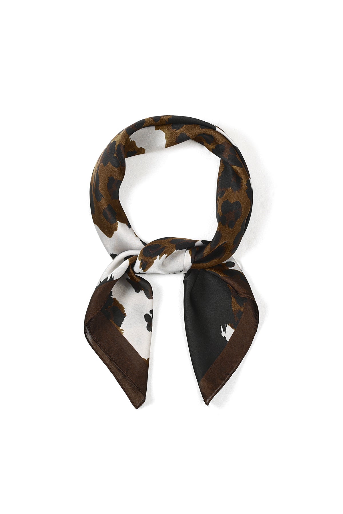 Sciarpe estive con stampa animalier, casual, in poliestere, accessori per tutti i giorni