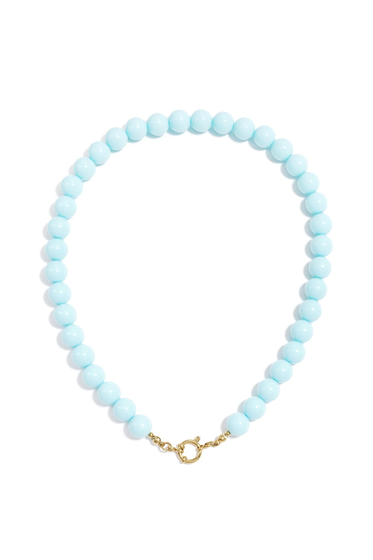 Collana di perline con chiusura frontale - 12 mm