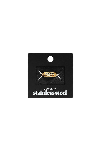 Anello doppio con piccole pietre