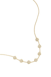 Collana Fiori e Zirconi