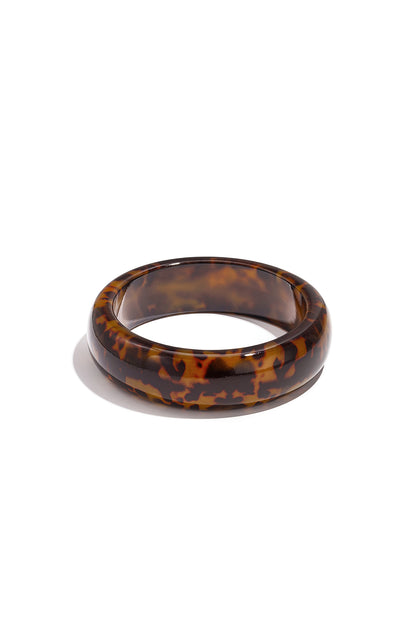 Bracciale in resina leopardata