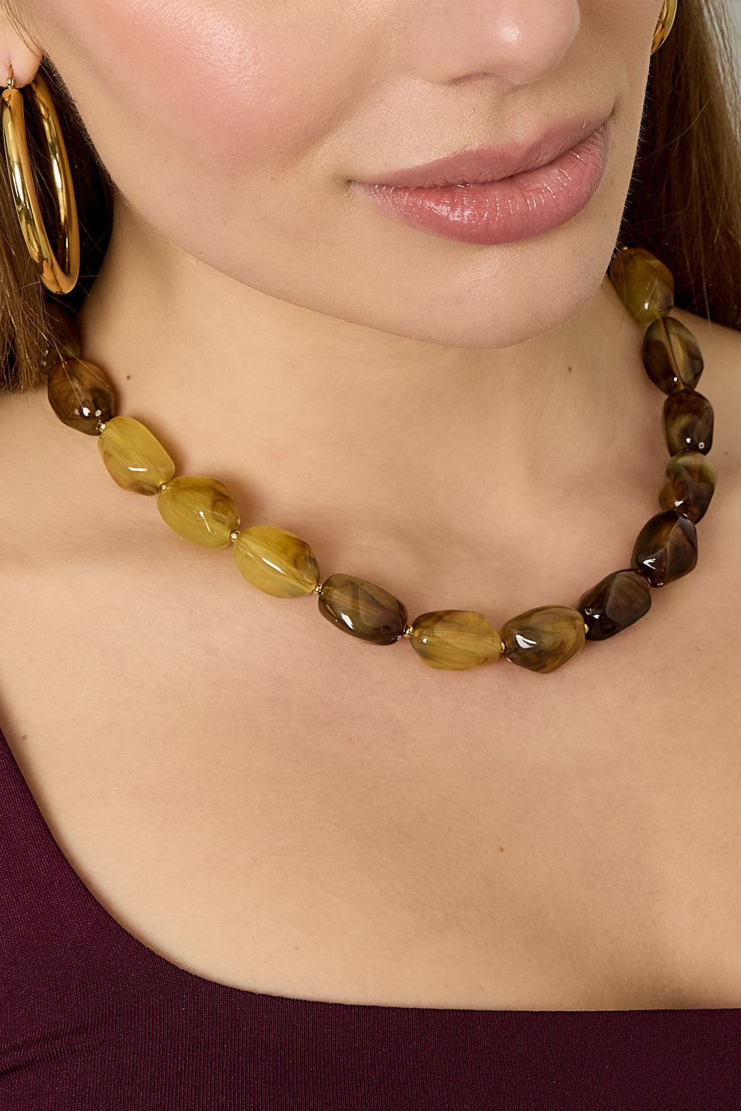 Collana con perle organiche