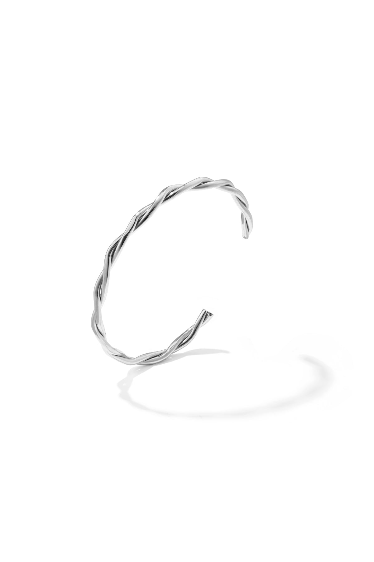 Bracciali a polsino in acciaio inossidabile, linee semplici, serie Simple Daily, gioielli da donna
