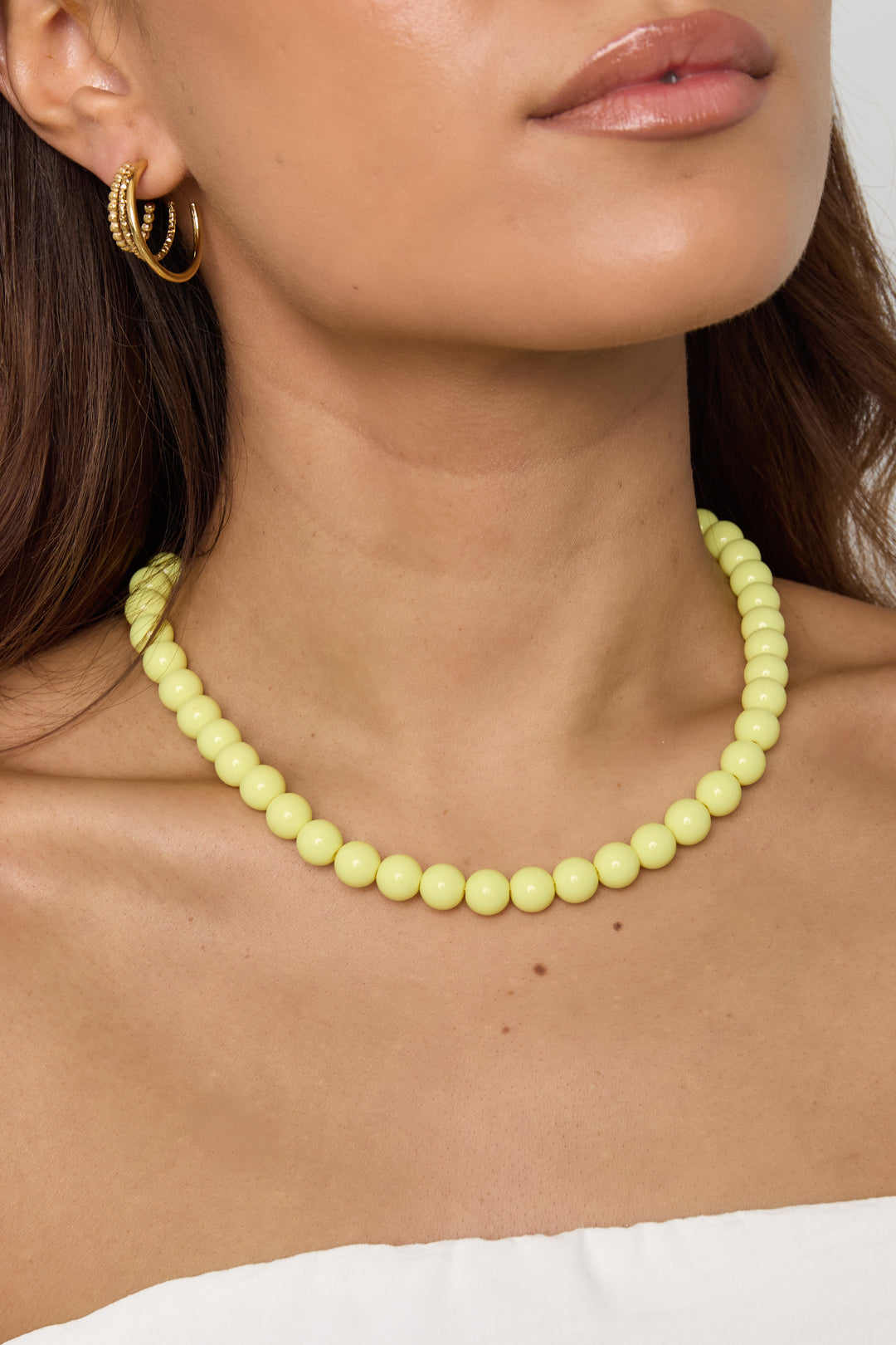 Collana con perle medie-10mm