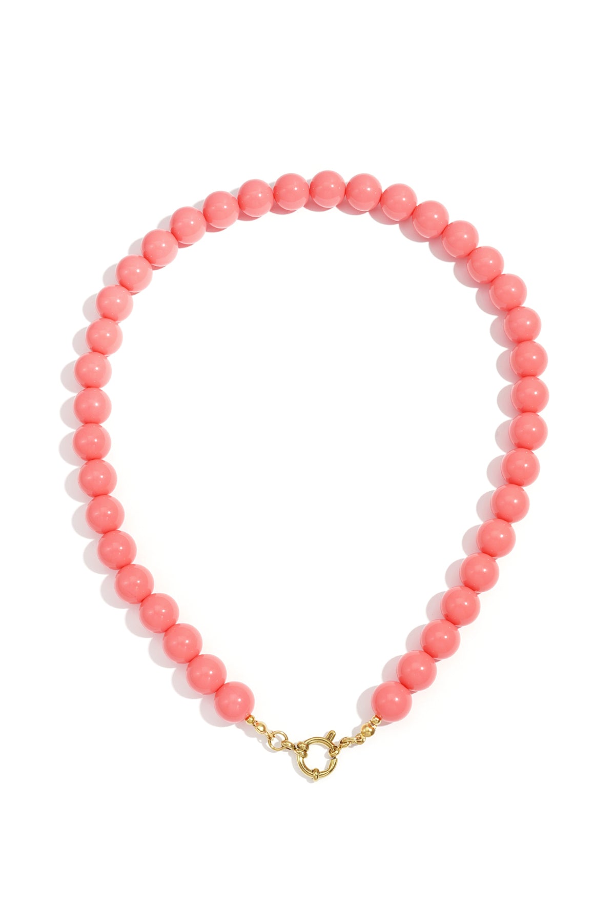 Collana di perline con chiusura frontale - 12 mm