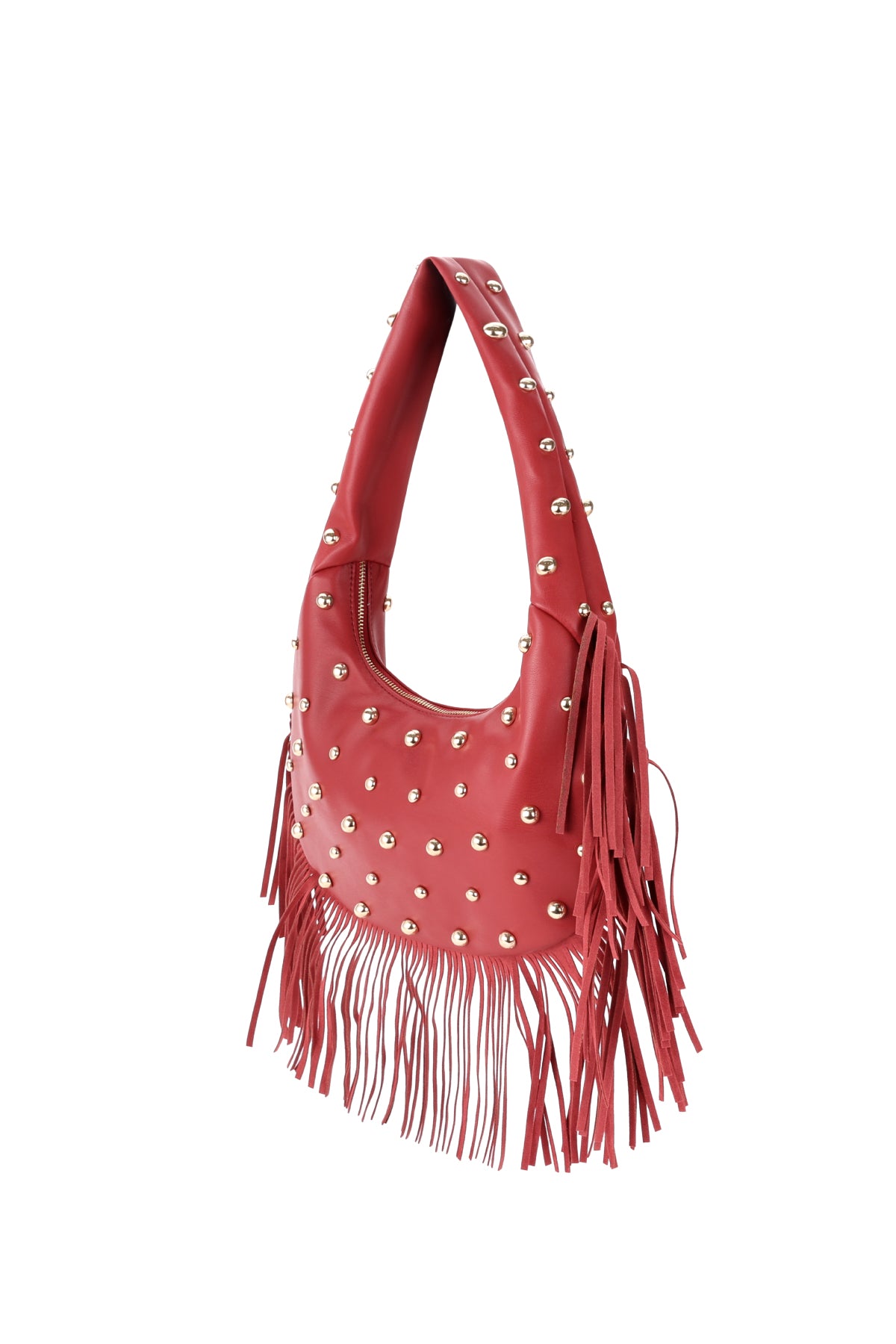 Borsa a mano borchiata