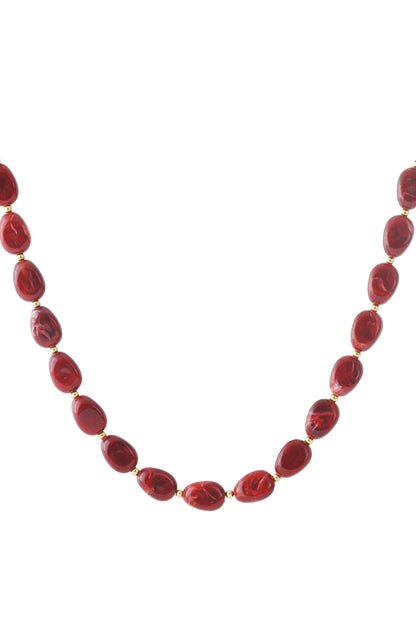 Collane di perline acriliche perline casual quotidiane-13mm*18.4mm