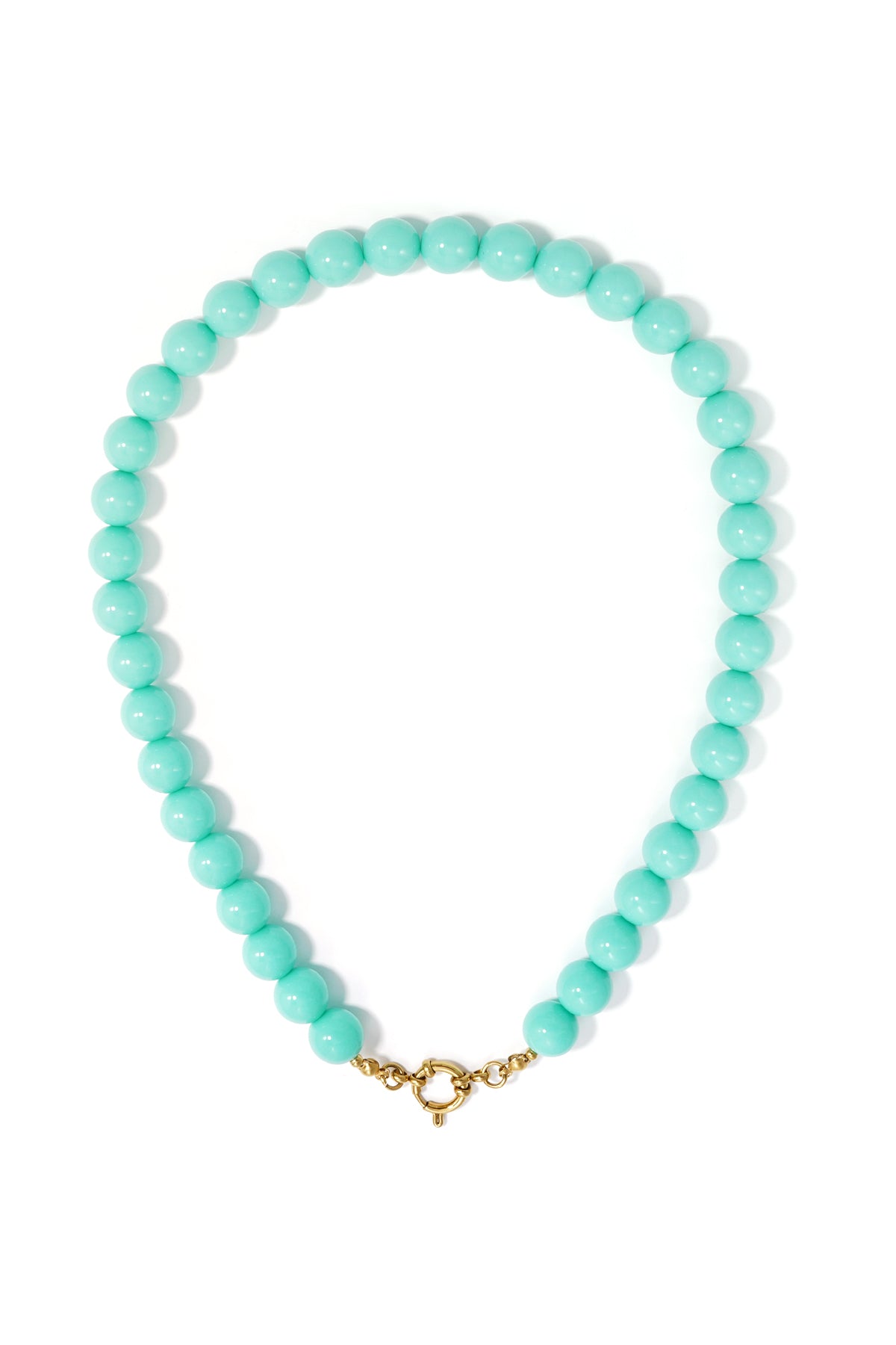 Collana di perline con chiusura frontale - 12 mm