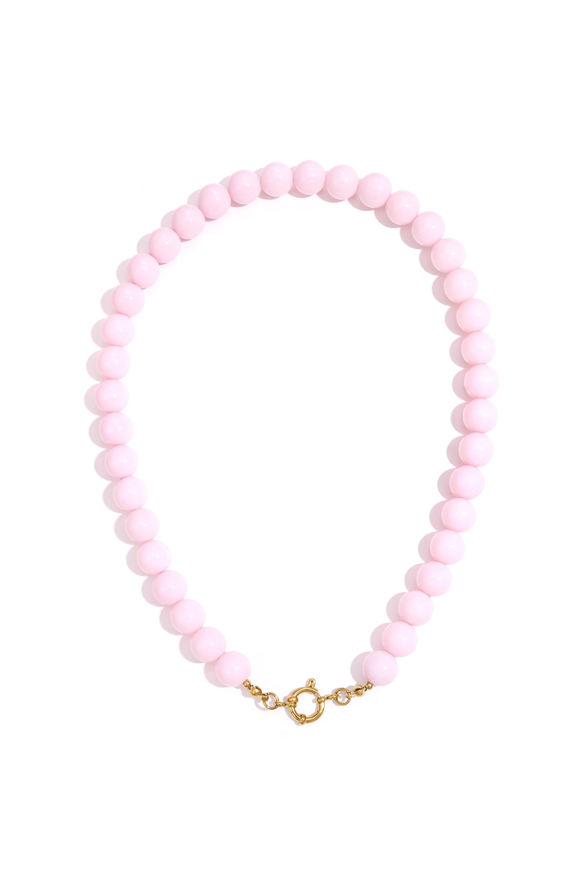 Collana di perline con chiusura frontale - 12 mm