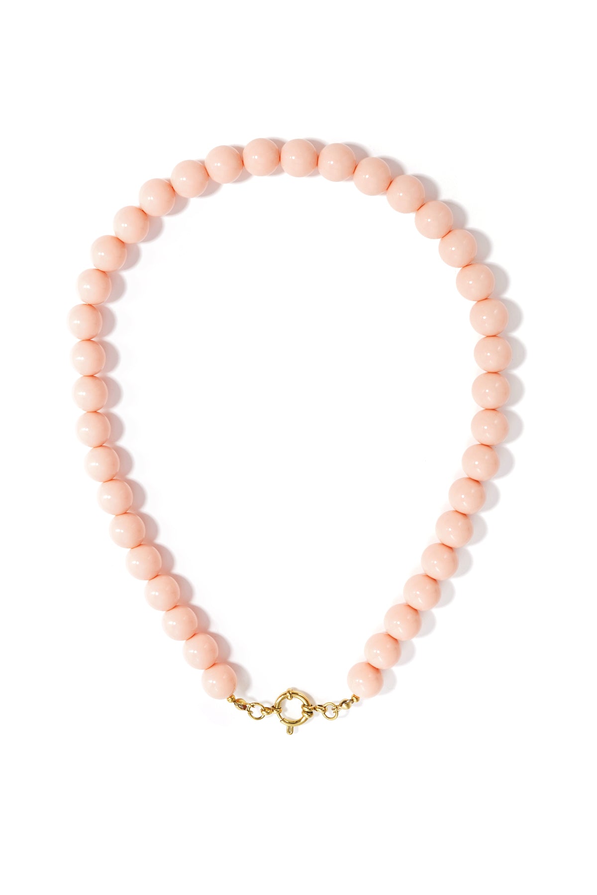 Collana di perline con chiusura frontale - 12 mm