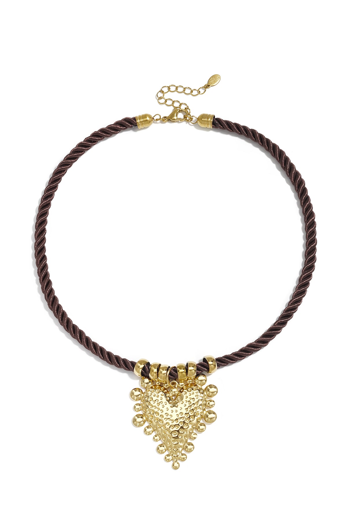 Collane intrecciate in acciaio inossidabile con cuore, serie Simple Daily Simple, gioielli da donna