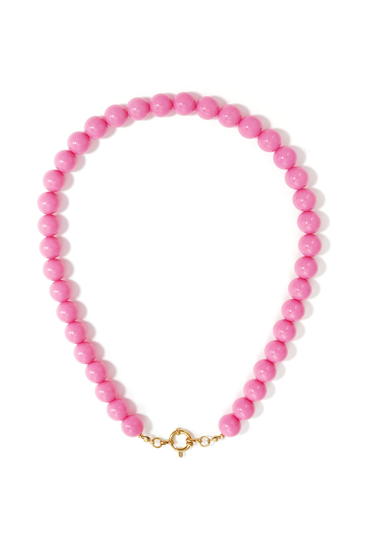 Collana di perline con chiusura frontale - 12 mm