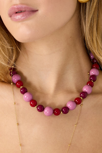 Collana con perle di diverse dimensioni