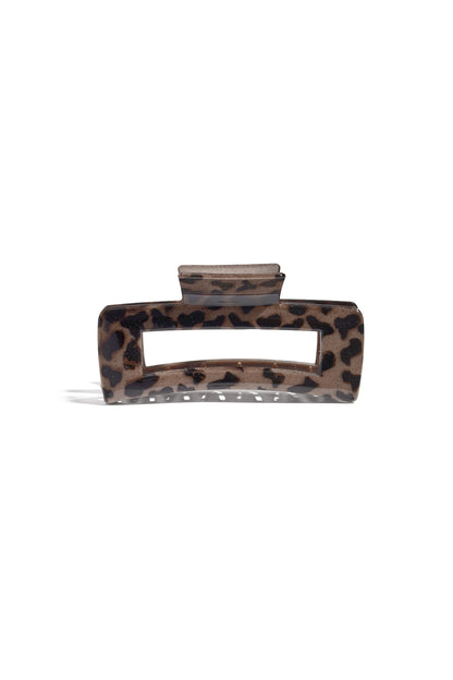 Fermagli per capelli con stampa leopardata, accessori quotidiani in plastica