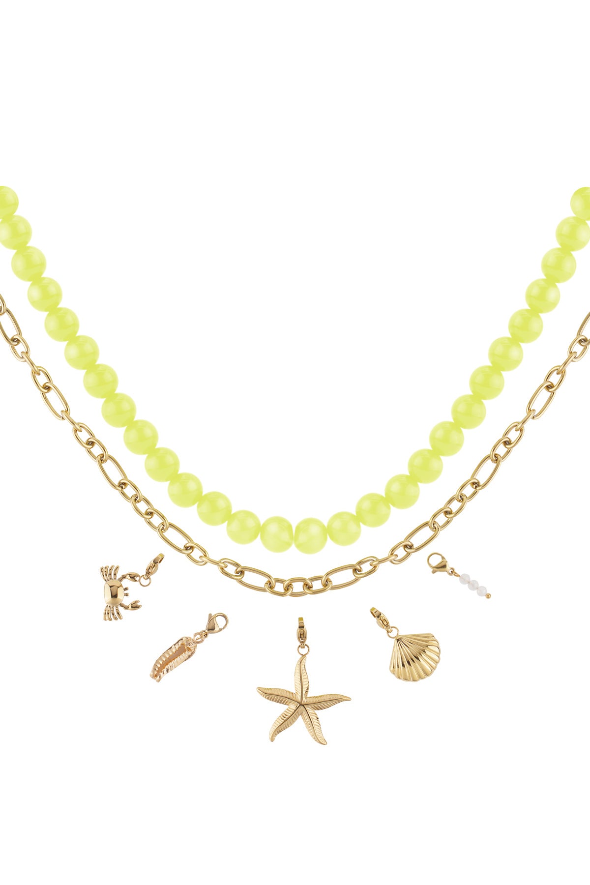 Collana con perle medie-10mm