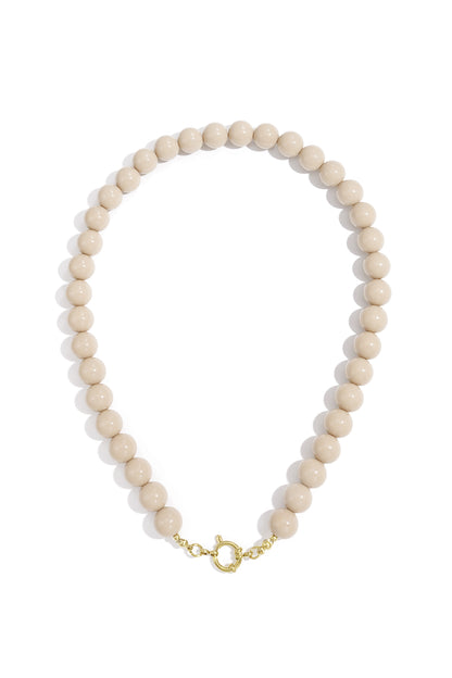 Collana di perline con chiusura frontale - 12 mm