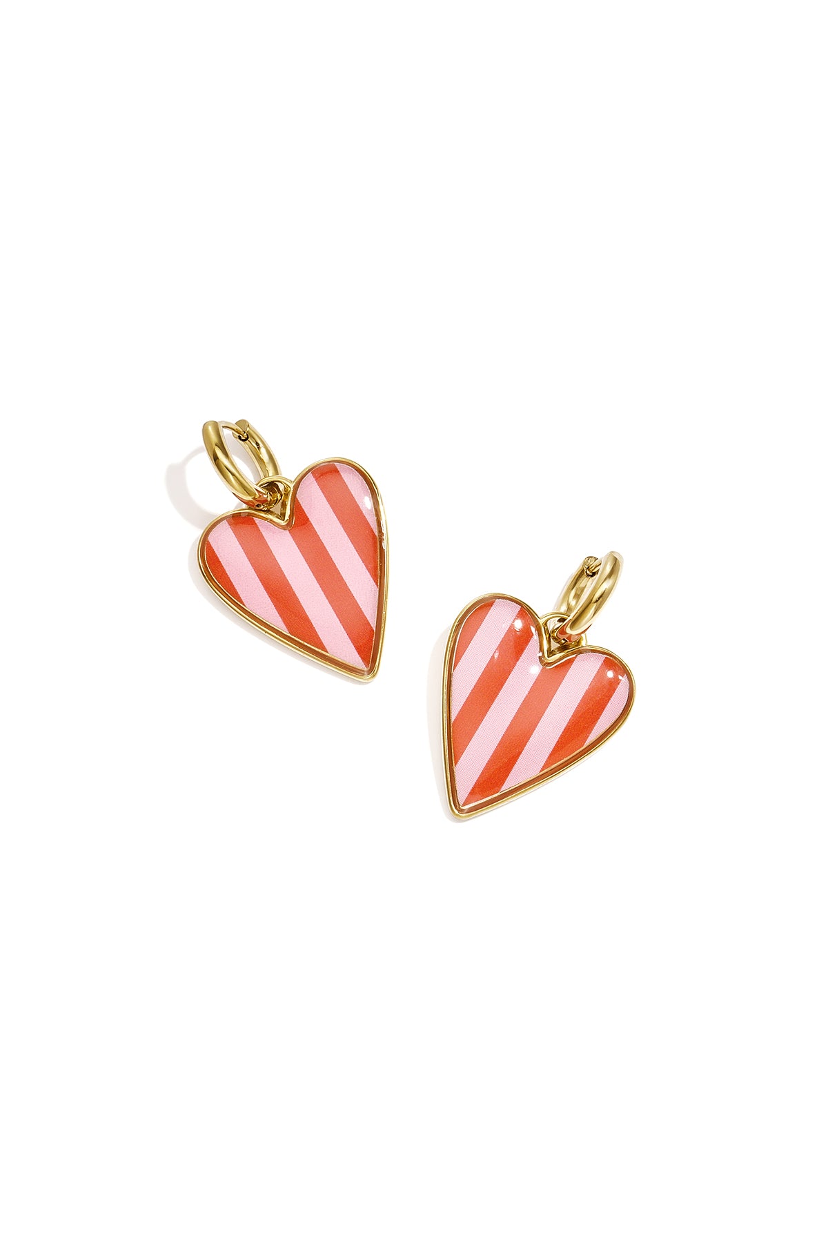Orecchini pendenti a forma di cuore in acciaio inossidabile, serie Simple Daily Simple, gioielli da donna