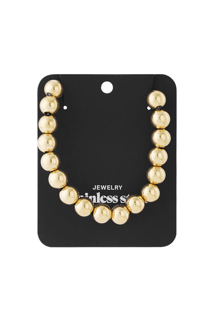 Collana di perline cave - 12 mm