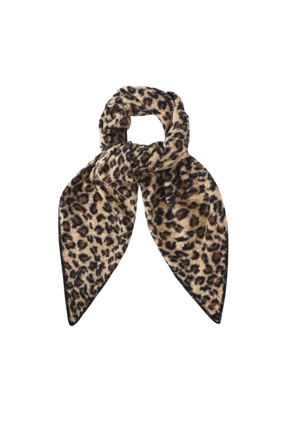 Sciarpe invernali stampa leopardata casual in poliestere quotidiano
