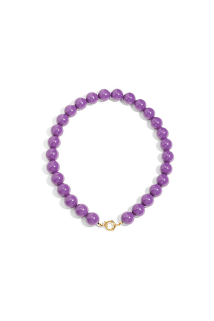 Collana con perle grandi e chiusura frontale-15mm