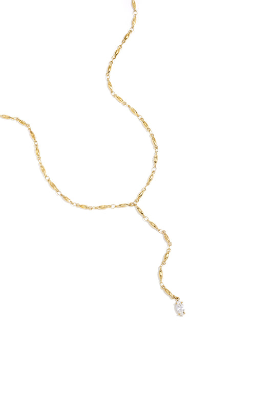 Collana con strass pendenti