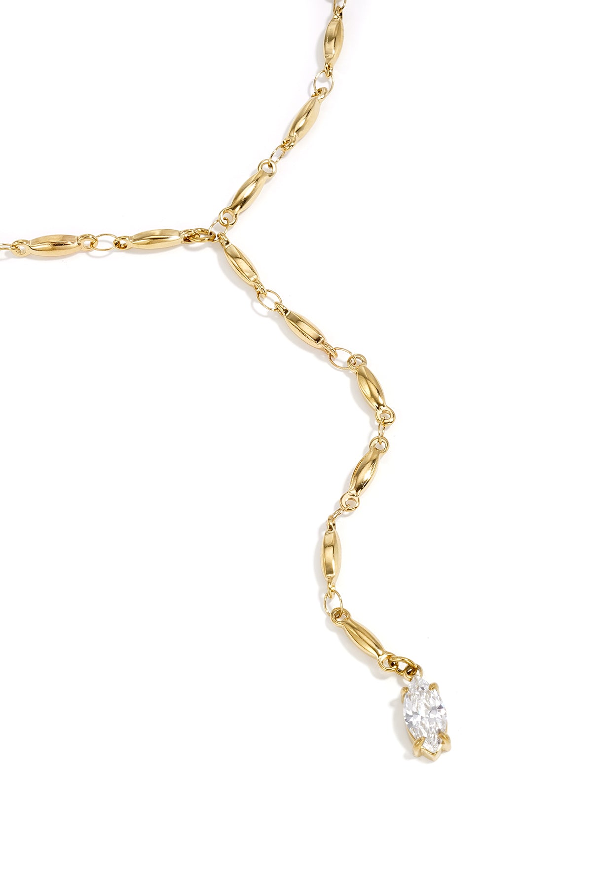 Collana con strass pendenti