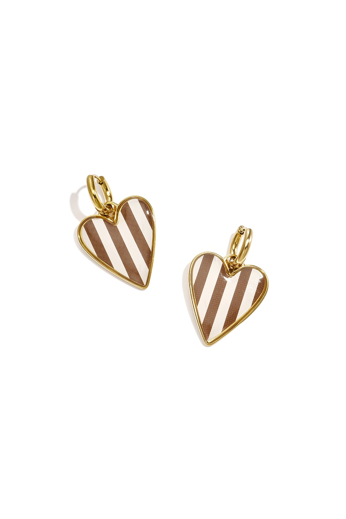 Orecchini pendenti a forma di cuore in acciaio inossidabile, serie Simple Daily Simple, gioielli da donna